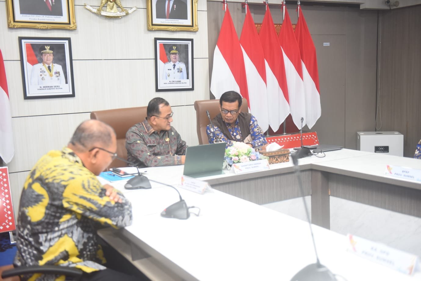 Sekda Edward Candra Koordinasikan Percepatan Pembangunan Empat Flyover di Muara Enim