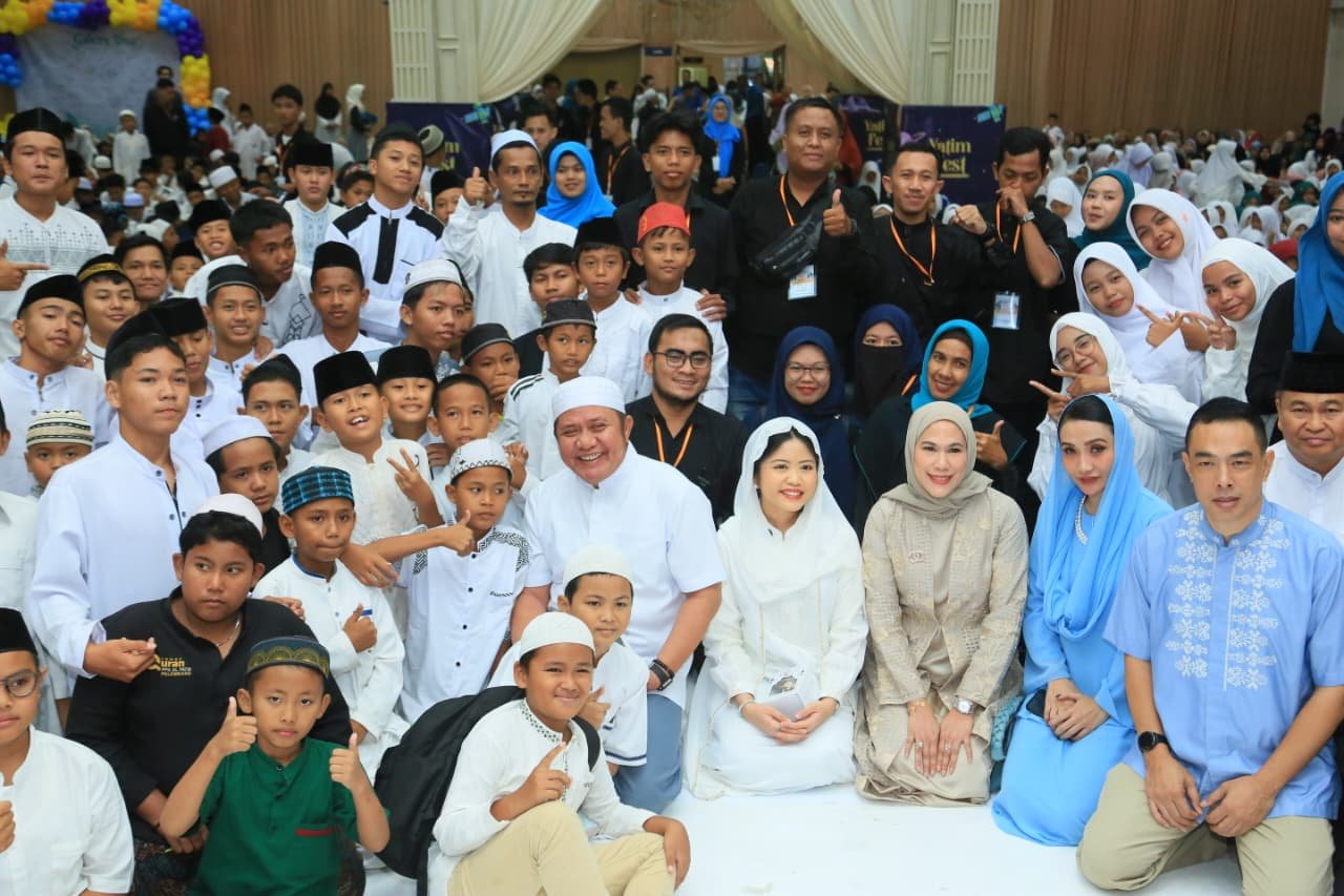 Herman Deru Tunjukkan Kepedulian kepada Anak Yatim di Yatim Fest 2026