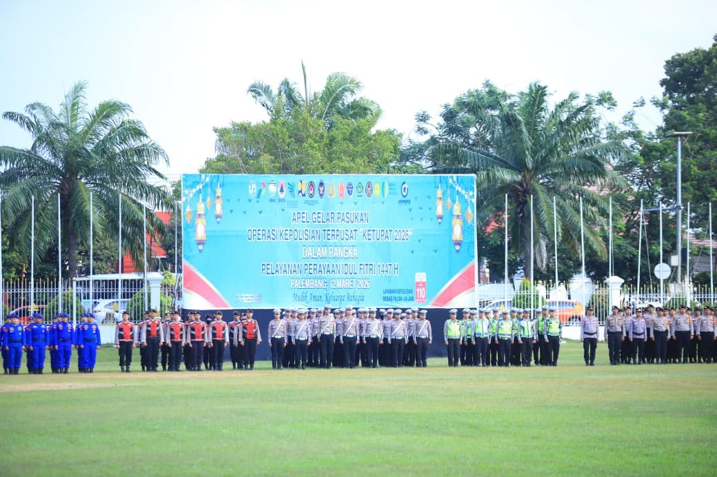 Amankan Arus Mudik, 2.361 Personel Gabungan Siap Siaga dalam Operasi Ketupat Musi di Sumsel.