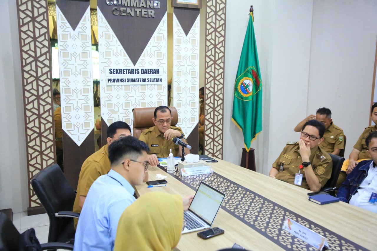 Sekda Sumsel Edward Candra Ikuti Rakornas Kemendagri, Matangkan Kesiapan Idul Fitri dan Pengendalian Inflasi 2026