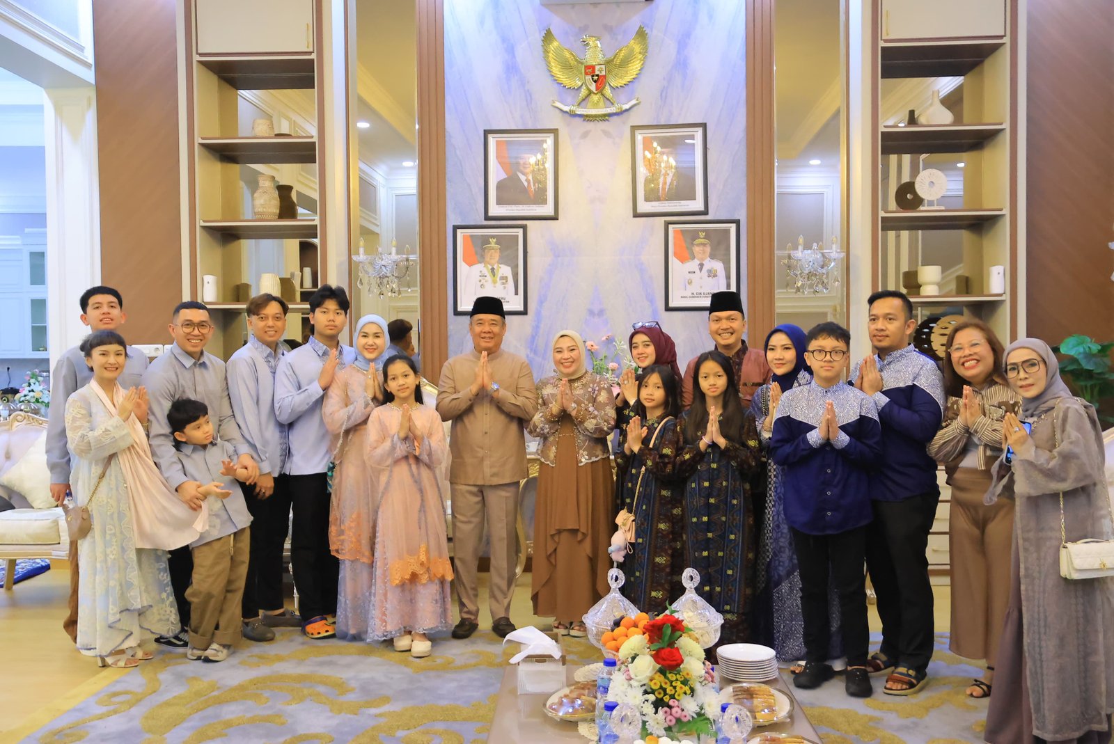 Wagub Sumsel Cik Ujang Gelar Open House Idul Fitri, Pererat Silaturahmi dengan Masyarakat