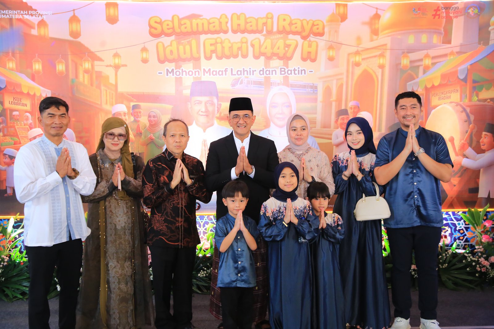 Sekda Sumsel   Edward Candra ,Gelar Open House Idul Fitri, Pererat Silaturahmi dengan Masyarakat