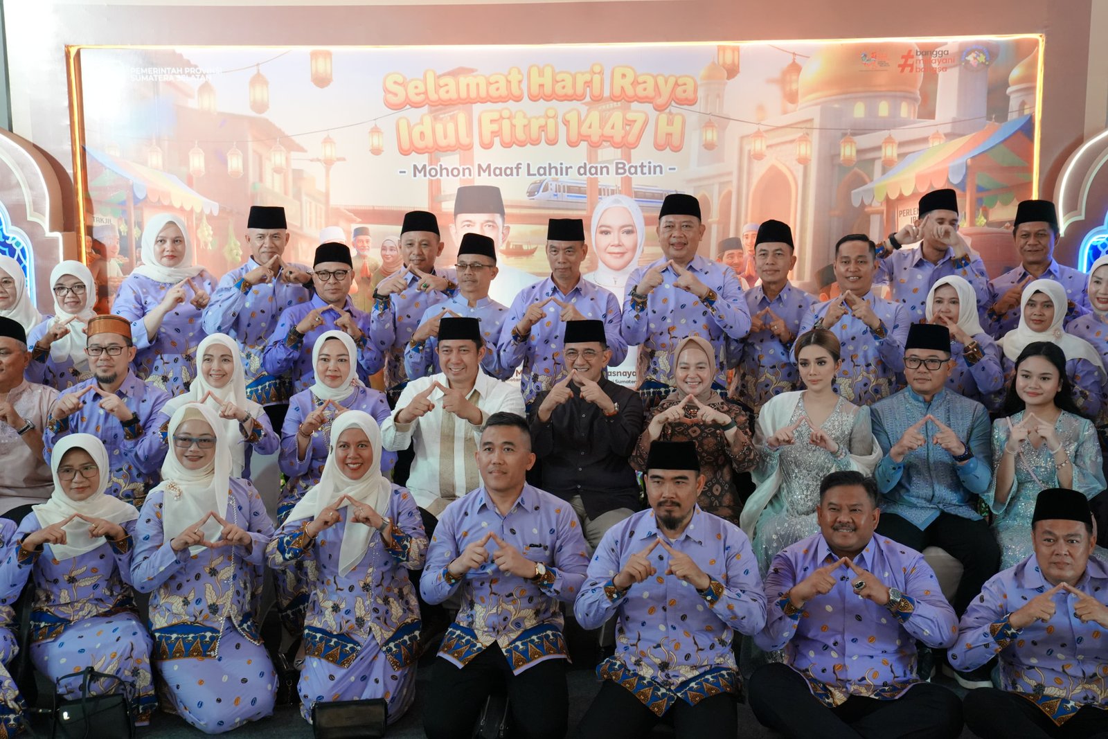 Sekda Edward Candra Pererat Sinergi, Gelar Halalbihalal Khusus Bersama Kepala Daerah se-Sumsel