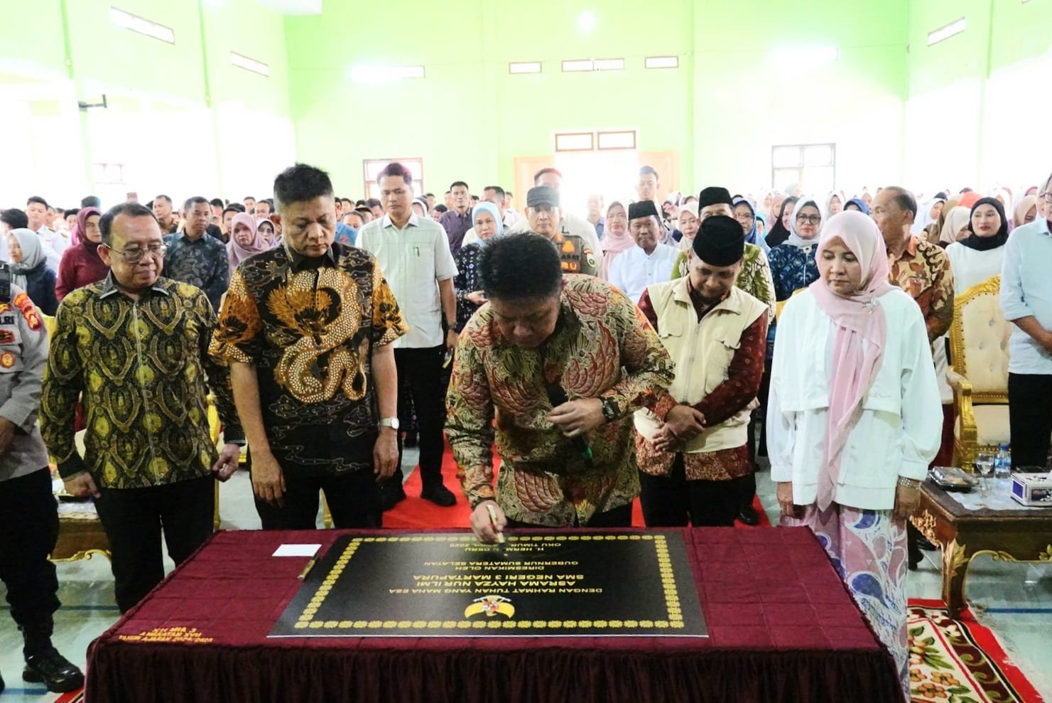 Gubernur Herman Deru Launching Sekolah Berasrama Berbasis Religi di OKU Timur