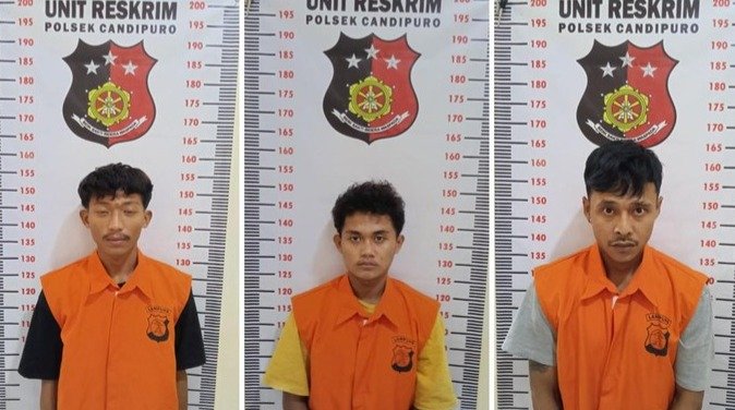 Polisi Ringkus 3 Pencuri Motor di Lampung Selatan, Hasil Kejahatan Dipakai Beli Sabu