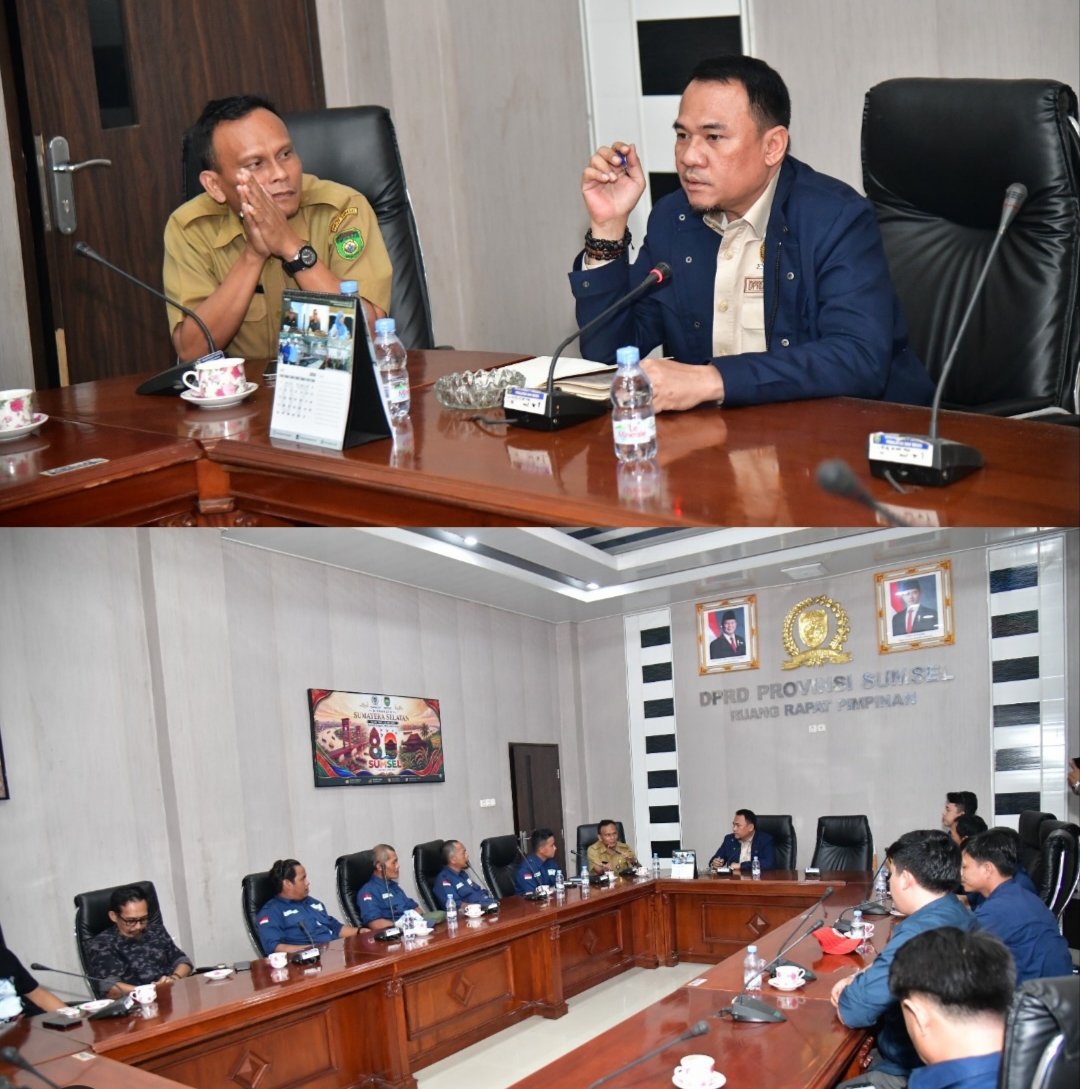 Ketua DPRD Sumsel Andie Dinialdie Menerima Audiensi BRIGADE,Dukung Peningkatan Keamanan Pendakian Gunung Dempo. 