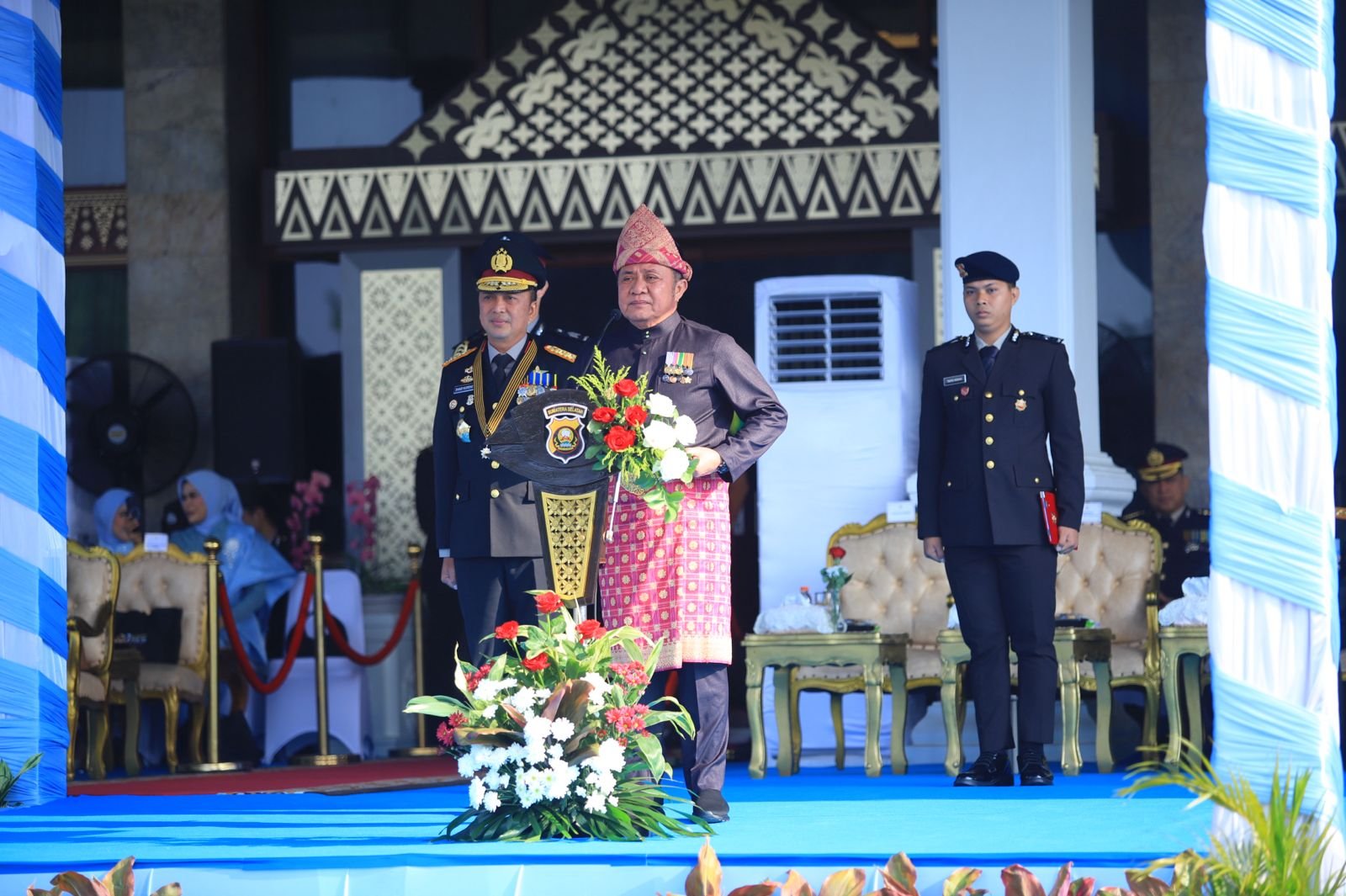 Gubernur Herman Deru Bacakan Amanat Presiden Prabowo pada Hari Bhayangkara ke-80, Tekankan Reformasi dan Pelayanan Publik Polri