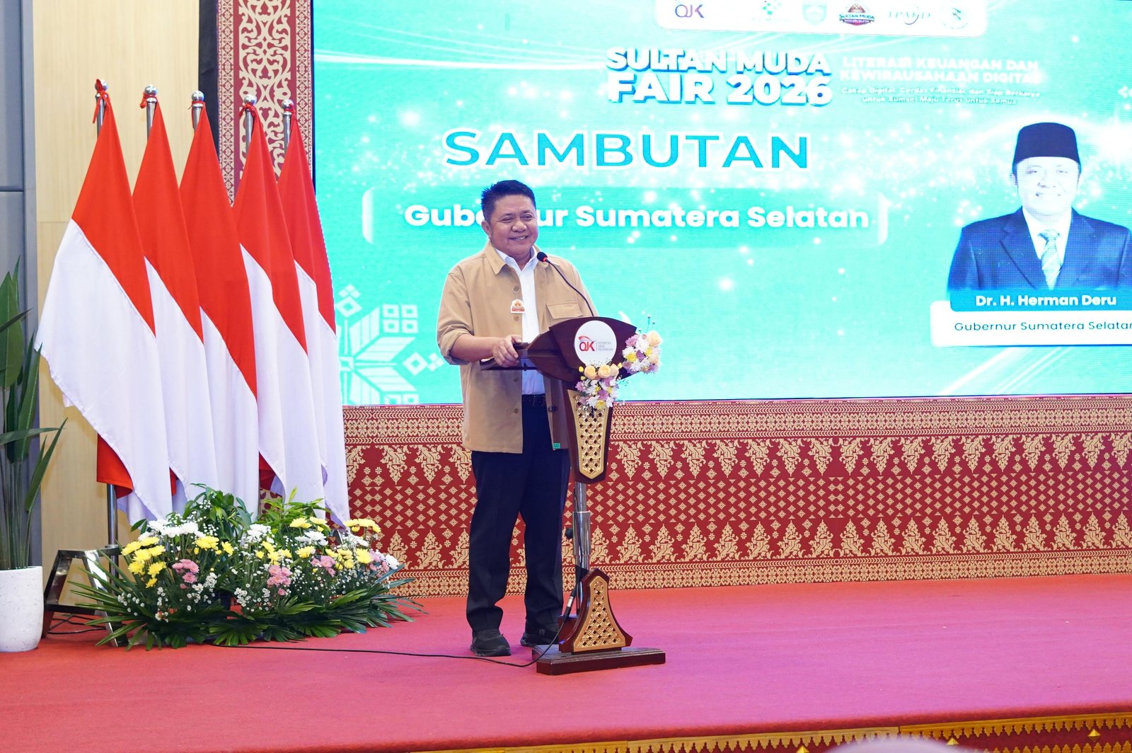 Gubernur Herman Deru Buka Sultan Muda Fair 2026, Perkuat Literasi Keuangan dan Akselerasi Digital Pengusaha Muda Sumsel