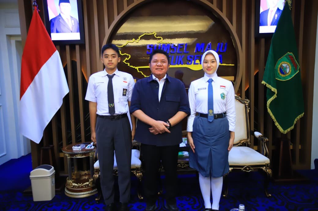 Herman Deru Pesankan Dua Calon Paskibraka Nasional Jaga Mental dan Harumkan Nama Daerah